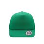 5 Panel Flat Peak Cap green one size