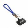 Sleutelhanger & telefoonhouder met koord met leren uiteinde Sleutelhanger & telefoonhouder met koord met leren uiteinde