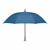 RAYNA - 27" auto paraplu houten greep - Royal Blauw