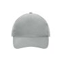 5 Panel Cap Heavy Cotton light-grey one size