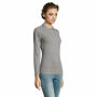 PERFECT LSL WOMEN - PERFECT DAMES LSL POLO  180 - L - Grijs Gemêleerd 2