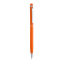 BAUME aluminium balpen met draaimechanisme - oranje