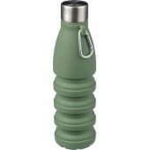 Siliconen opvouwbare drinkfles 550 ml Erin zwart