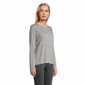 MONARCH WOMEN - MONARCH DAMES T-SHIRTS - L - Grijs Gemeleerd
