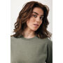 IQONIQ Teide gerecycled katoen t-shirt, heather green (XXS)