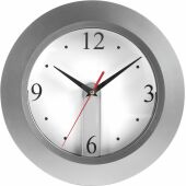 ABS wandklok Ali - zilver