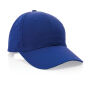 Impact AWARE™  6 panel 190gr gerecycled katoenen cap, blauw