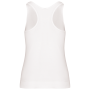 Angelina - Dames Racerback White XS