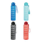 AQUA LEVEL - Sportdrinkfles rood