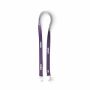 Polyester Pantone-gematchte zeefdruk keycord met 2 clips