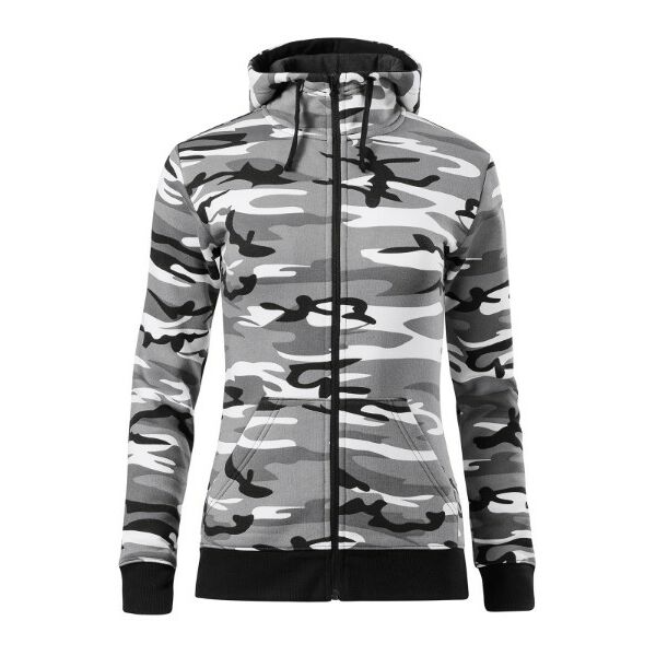 Sweatshirt women's Camo Zipper