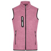pink melange/off white