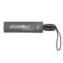 STORMaxi - Arodynamische opvouwbare stormparaplu - Handopening - Windproof -  90 cm - Grijs