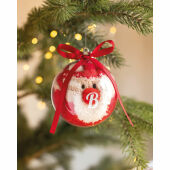 SNUG M - Kerstman sokken balornament - Rood