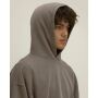 Chaser Vintage - De unisex relaxed garment-dyed hoodie - G.Dyed Mocha (XXS)