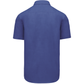 Overhemd in onderhoudsvriendelijk polykatoen-popeline korte mouwen heren Cobalt Blue 6XL Overhemd in onderhoudsvriendelijk polykatoen-popeline korte mouwen heren Cobalt Blue 6XL