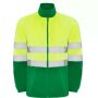 Altair Hi-Viz Fleece Jacket garden green/fluor yellow S