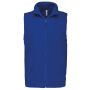 Bodywarmer van microfleece heren royal blue S