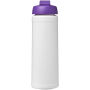 Baseline® Plus 750 ml sportfles met flipcapdeksel - Wit/Paars