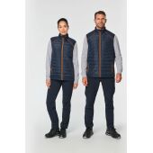 Bodywarmer Day To Day in twee stoffen Navy / Fluorescent Orange 5XL