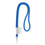 Polyester 2-kleurige koord-lanyard met full color label