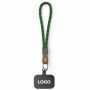 Sleutelhanger & telefoonhouder met koord met leren uiteinde Sleutelhanger & telefoonhouder met koord met leren uiteinde