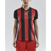 *Progress stripe jersey wmn bla/br. red xl