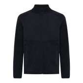 Iqoniq Talung gerecycled polyester fleece jas met rits, zwart (XXXL)