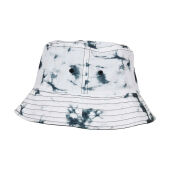 Batik Dye Reversible Bucket Hat - Black - One Size