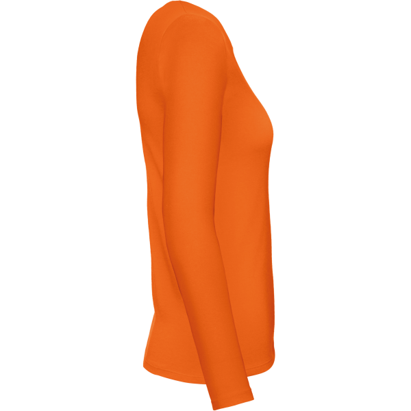 #E150 Ladies' T-shirt long sleeves Orange XXL #E150 Ladies' T-shirt long sleeves Orange XXL