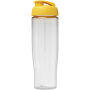 H2O Active® Tempo 700 ml sportfles met flipcapdeksel - Transparant/Geel