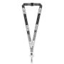 Polyester sublimatie badge‑reel keycord