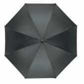 RAYNA - 27" auto paraplu houten greep - Steengrijs