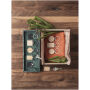 Neta bamboo rectangular keychain - Natural