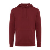 Iqoniq Jasper gerecycled katoen hoodie, bordeauxrood (XXS)