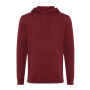 Iqoniq Jasper gerecycled katoen hoodie, bordeauxrood (XXS)