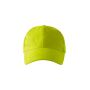 Cap unisex 6P lime punch adjustable