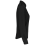 Damesblouse in popeline met lange mouwen Black M