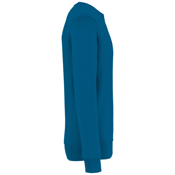 Ecologische uniseks sweater met ronde hals Blue Sapphire XL