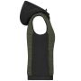 Ladies' Padded Hybrid Vest olive melange/black 4XL Ladies' Padded Hybrid Vest olive melange/black 4XL