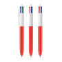 BIC® 4 Colours® balpen + Lanyard 4 Colours ballpen LP Red_UP White_RI White BIC® 4 Colours® balpen + Lanyard 4 Colours ballpen LP Red_UP White_RI White