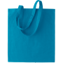 Shopper met lange hengsels Turquoise One Size
