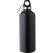 Gerecyclede roestvrijstalen dubbelwandige fles (500 ml) Lysandra zwart
