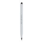 Eon RCS gerecycled aluminium infinity pen, wit