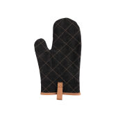 Deluxe canvas ovenhandschoen, zwart