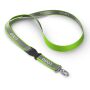Afneembare polyester keycord met reflecterende overlay