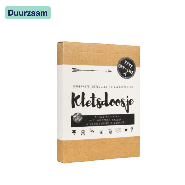 Kletsdoosje met 108 kletskaarten I Reiseditie