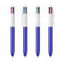 BIC® 4 Colours Glacé with Lanyard 4 Colours Glacé ballpen LP blue_UP white_RI white