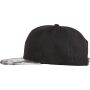 Bronx Glitter Flat Peak Snapback Cap black/silver one size