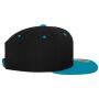 CLASSIC SNAPBACK 2-TONE, BLACK / TEAL, One size, FLEXFIT